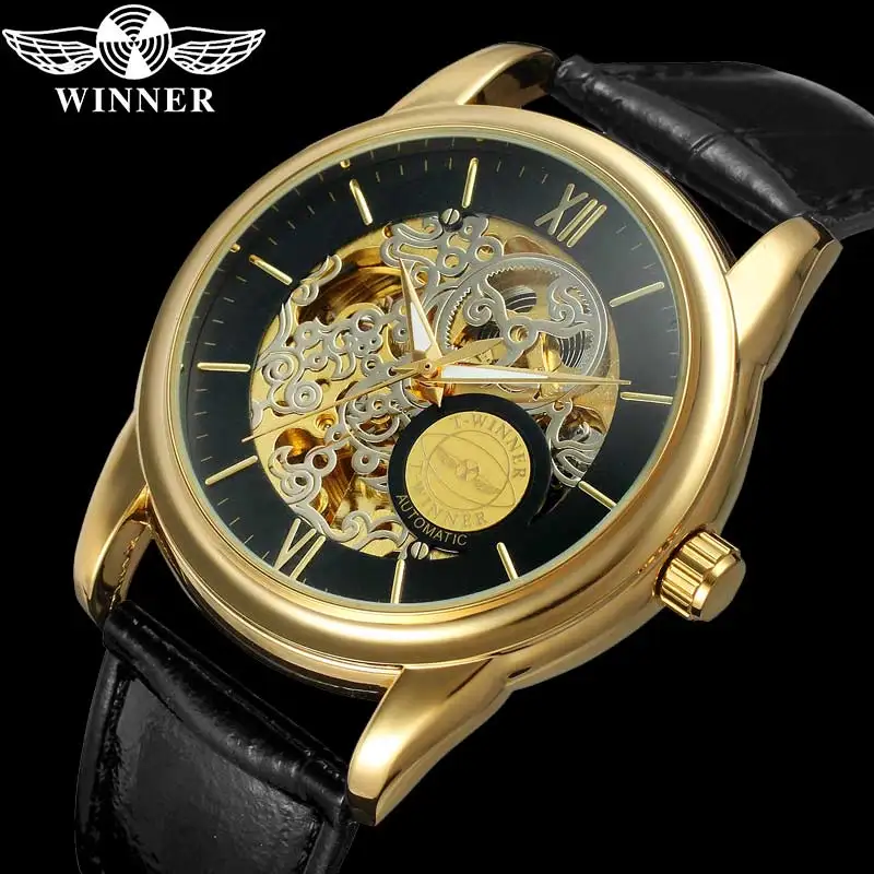 WINNER Men Watch Top Brand Luxury Military Sport Automatic Mechanical Wristwatch Skeleton New Male Clock relogio masculino 0623
WINNER Men Watch Top Brand Luxury Military Sport Automatic Mechanical Wristwatch Skeleton New Male Clock relogio masculino 0623