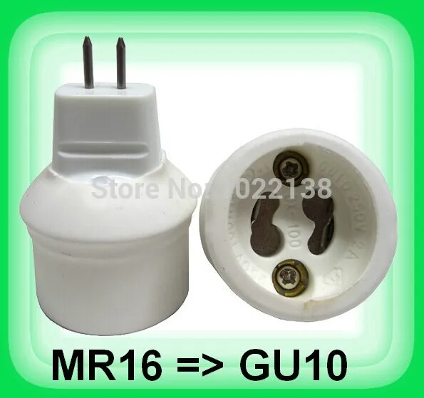 10pcs MR16 to Gu10 led lamp base converter light bulb holder Gu10 led socket adapter no convert electrical voltage
10pcs MR16 to Gu10 led lamp base converter light bulb holder Gu10 led socket adapter no convert electrical voltage