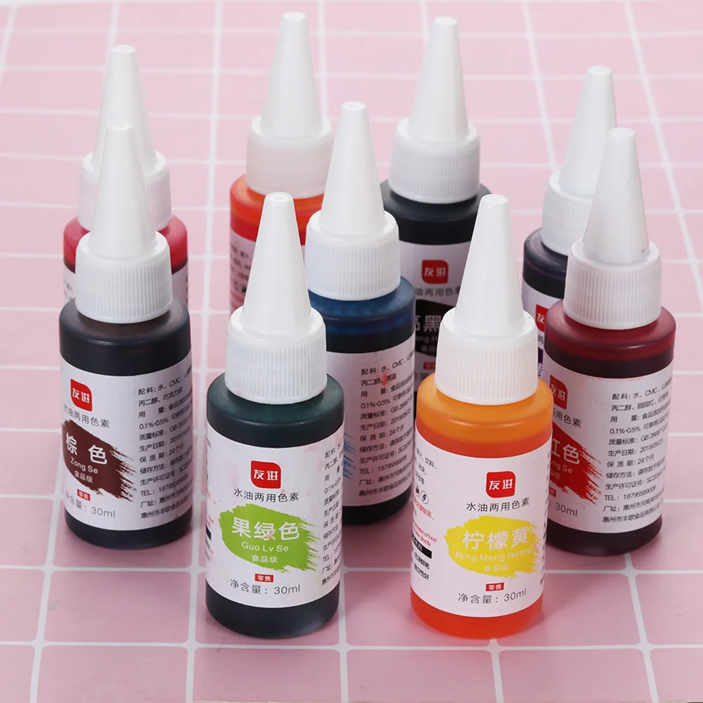 1PC 30ml Edible Pigment Food Coloring Ingredients Fondant Macaron Cream Cake Decorating Tools Healthy Safe Baking & Pastry Tools
1PC 30ml Edible Pigment Food Coloring Ingredients Fondant Macaron Cream Cake Decorating Tools Healthy Safe Baking & Pastry Tools