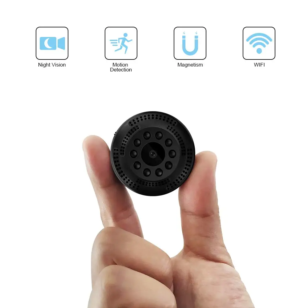 Mini Cam WIFI Camera Full HD 1080P Night Vision CMOS Sensor Recorder Camcorder Wireless Surveillance Camera Remote Monitor
Mini Cam WIFI Camera Full HD 1080P Night Vision CMOS Sensor Recorder Camcorder Wireless Surveillance Camera Remote Monitor
