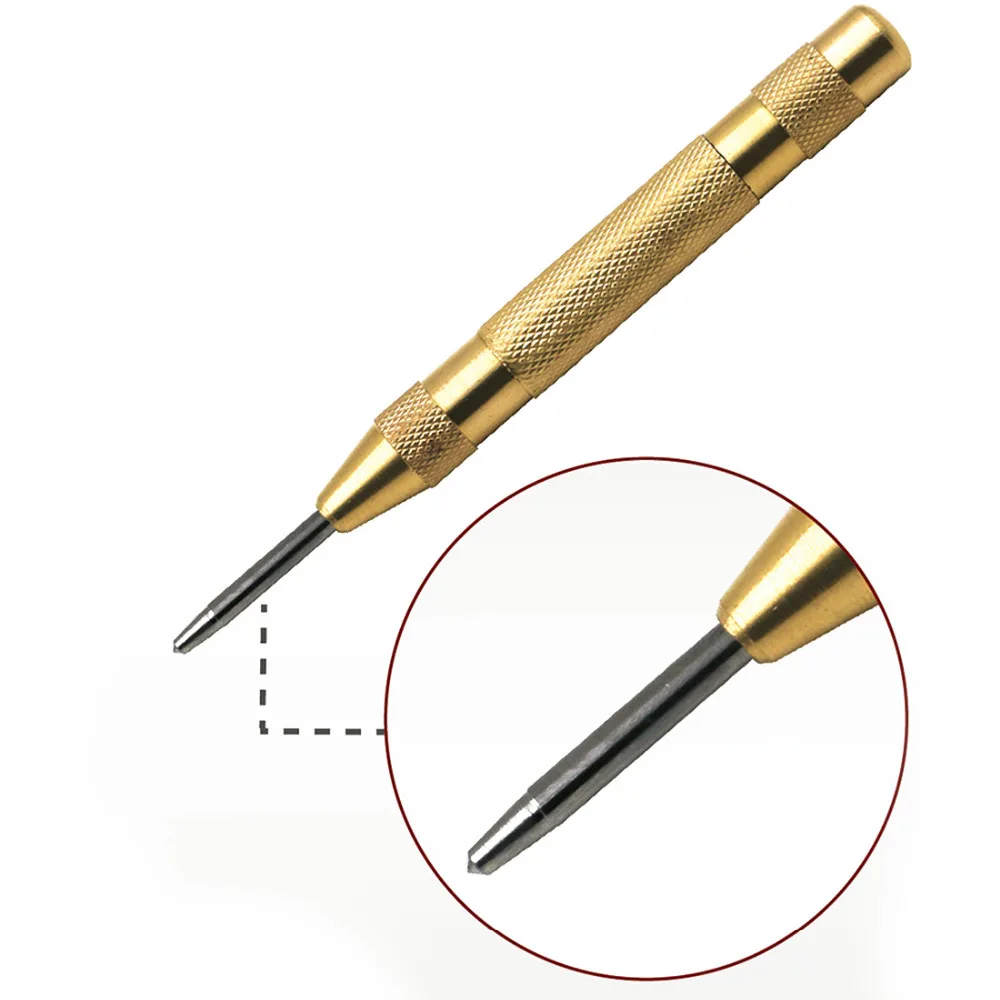 Wood Press Dent Marker 5 Inch Automatic Center Pin Punch Spring Loaded Marking Starting Holes Tool Woodwork Tool Drill Bit
Wood Press Dent Marker 5 Inch Automatic Center Pin Punch Spring Loaded Marking Starting Holes Tool Woodwork Tool Drill Bit