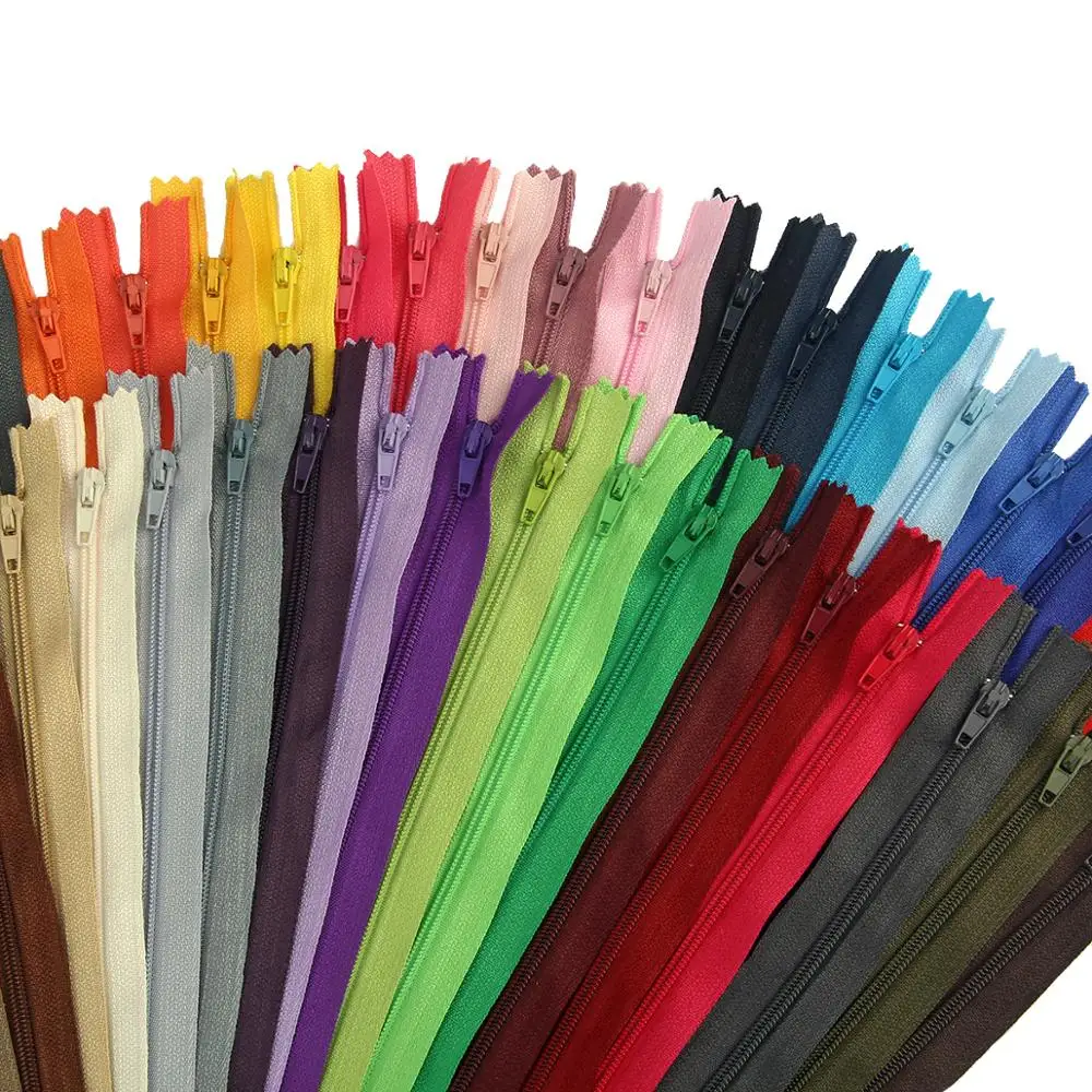 10PCs 3# Nylon Coil Zippers Garment Tailorwork Accessories Bag Trousers Slider DIY Sewing Clothing Closure Zips Closed-end 24cm
10PCs 3# Nylon Coil Zippers Garment Tailorwork Accessories Bag Trousers Slider DIY Sewing Clothing Closure Zips Closed-end 24cm
