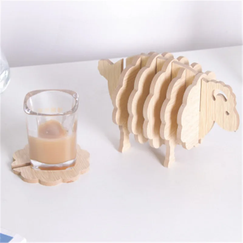 6pcs/set Table Cup Mat MDF Coasters Creative Place Mat Office Supplies Coffee Cup Mat Home Decor DIY Handmade Sheep Shape Gift
6pcs/set Table Cup Mat MDF Coasters Creative Place Mat Office Supplies Coffee Cup Mat Home Decor DIY Handmade Sheep Shape Gift