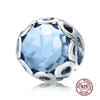 MOWIMO 925 Sterling Silver Infinity Blue Crystal Charms CZ Round Beads Fit Original Silver Bracelets Pendant DIY Jewelry BKC755
MOWIMO 925 Sterling Silver Infinity Blue Crystal Charms CZ Round Beads Fit Original Silver Bracelets Pendant DIY Jewelry BKC755