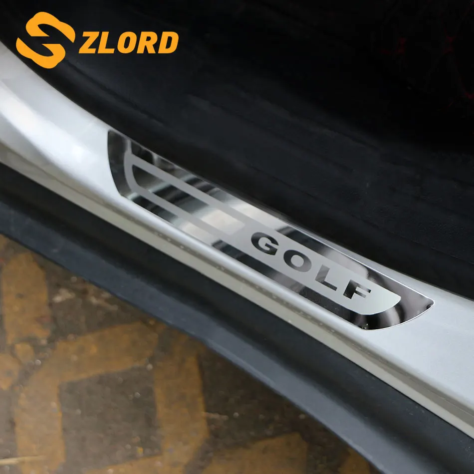 4Pcs/Set Stainless Steel Car Door Sill Protector Plate for Volkswagen VW Golf 6 MK6 Golf 7 MK7 Polo Car Styling Accessories
4Pcs/Set Stainless Steel Car Door Sill Protector Plate for Volkswagen VW Golf 6 MK6 Golf 7 MK7 Polo Car Styling Accessories