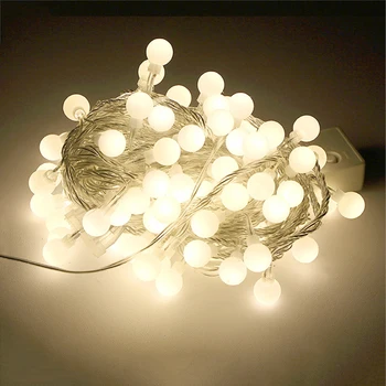 10M 100pcs Ball LED String Light Fairy Garland Patio Starry Lights For Wedding Party Christmas Lights Outdoor lighting 220V 110V
10M 100pcs Ball LED String Light Fairy Garland Patio Starry Lights For Wedding Party Christmas Lights Outdoor lighting 220V 110V