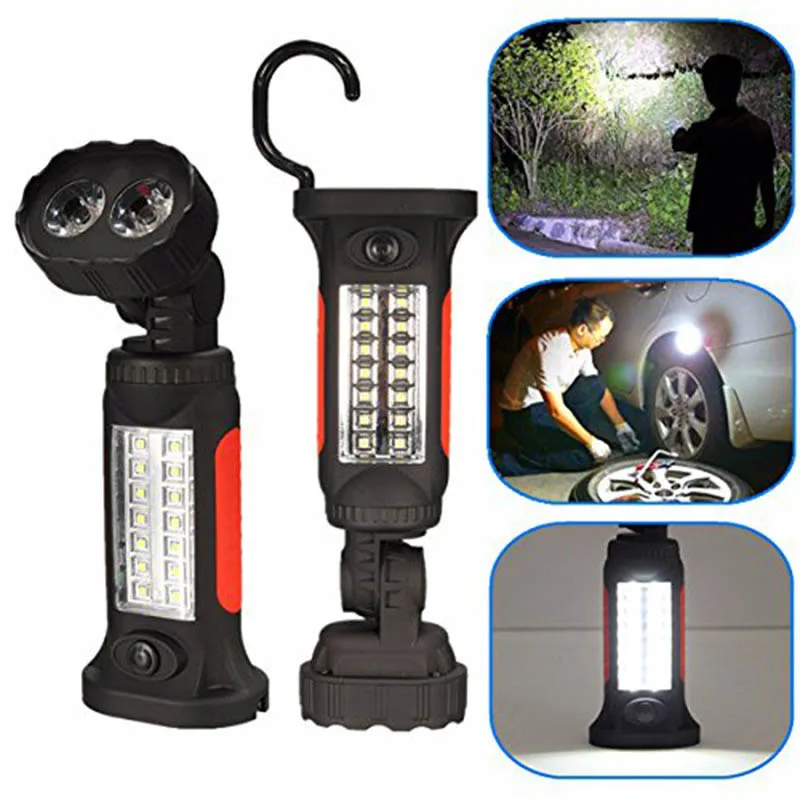 New 16 LED Flashlight Bright 360 Rotation Hand Torch Tent Hook Camping Hanging Work Lanterna Light Lamp Flashlight
New 16 LED Flashlight Bright 360 Rotation Hand Torch Tent Hook Camping Hanging Work Lanterna Light Lamp Flashlight