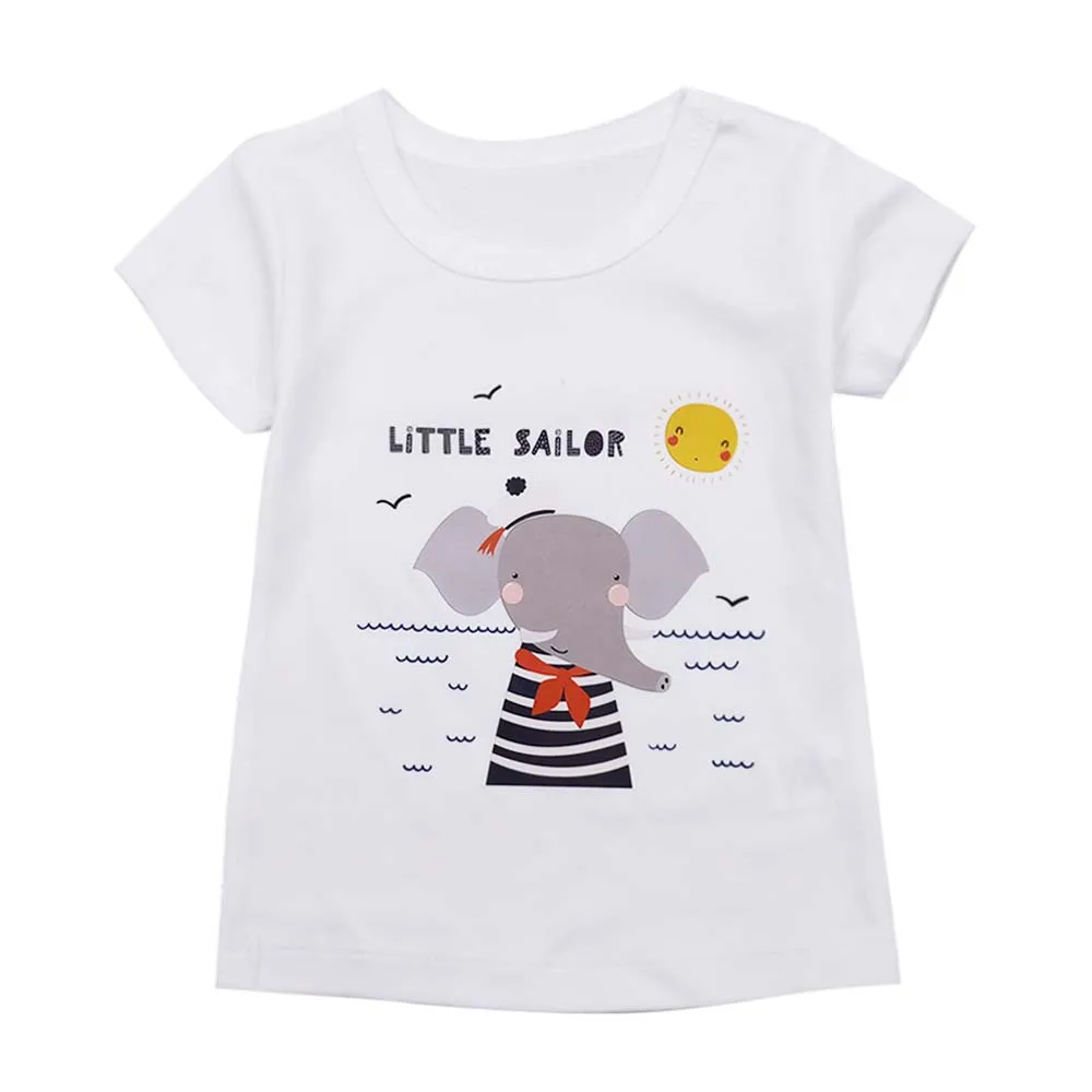 New summer children clothing boy T-shirt Elephant printed short sleeved cotton children's T-shirt O-neck Tee boys
New summer children clothing boy T-shirt Elephant printed short sleeved cotton children's T-shirt O-neck Tee boys