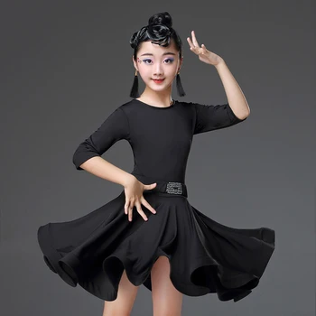Kids Latin Dance Half Sleeve Pleated Dress Girls High-grade Long Sleeve Performance Dance Childrens Dress velvet DQT1067
Kids Latin Dance Half Sleeve Pleated Dress Girls High-grade Long Sleeve Performance Dance Childrens Dress velvet DQT1067