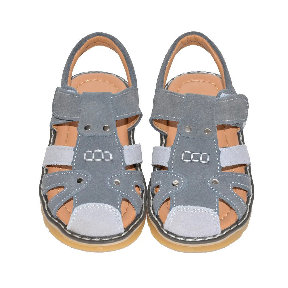 Children's Shoes for Boys Summer Kids Flat Sandals Hook & Loop Solid Gray Genuine Leather Boys Sandals Summer Kids Shoes 2018
Children's Shoes for Boys Summer Kids Flat Sandals Hook & Loop Solid Gray Genuine Leather Boys Sandals Summer Kids Shoes 2018