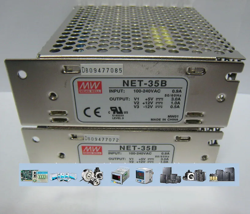 Meanwell Three Groups Output Switch Power NET-35 b 2 Years Warranty New Original