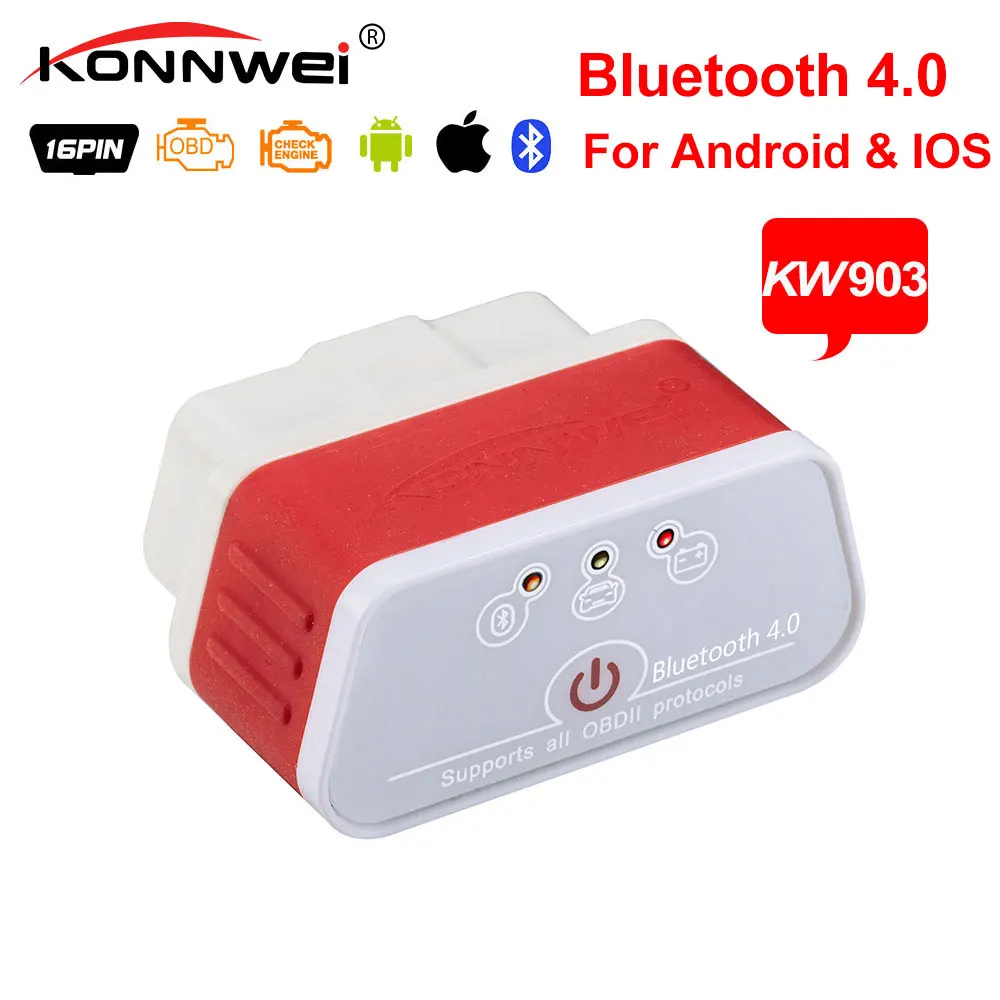 ELM327 V2.1/V1.5 Bluetooth PIC18f25k80 iCar pro V2.1 Bluetooth 4.0/WiFi OBDII Fault Code Scanner KW903 Auto OBD2 diagnostic tool
ELM327 V2.1/V1.5 Bluetooth PIC18f25k80 iCar pro V2.1 Bluetooth 4.0/WiFi OBDII Fault Code Scanner KW903 Auto OBD2 diagnostic tool