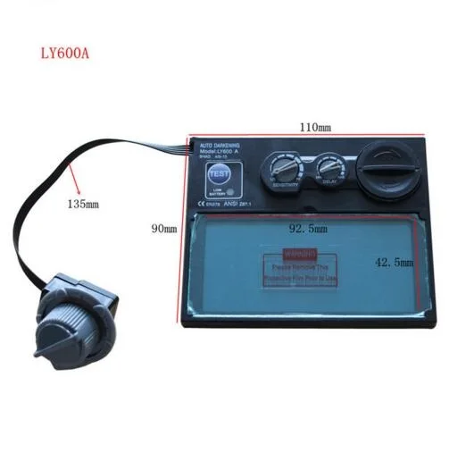Duba Auto Darkening Welding Mask Welding Helmet LI Battery Solar Welding Filter LY600A Free shipping
Duba Auto Darkening Welding Mask Welding Helmet LI Battery Solar Welding Filter LY600A Free shipping