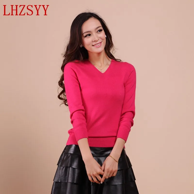 LHZSYY Women Autumn Winter Cashmere Sweater V-Neck Pullover Long Sleeve Knitted Sweaters Women Sweaters16 Colors S-XXL
LHZSYY Women Autumn Winter Cashmere Sweater V-Neck Pullover Long Sleeve Knitted Sweaters Women Sweaters16 Colors S-XXL