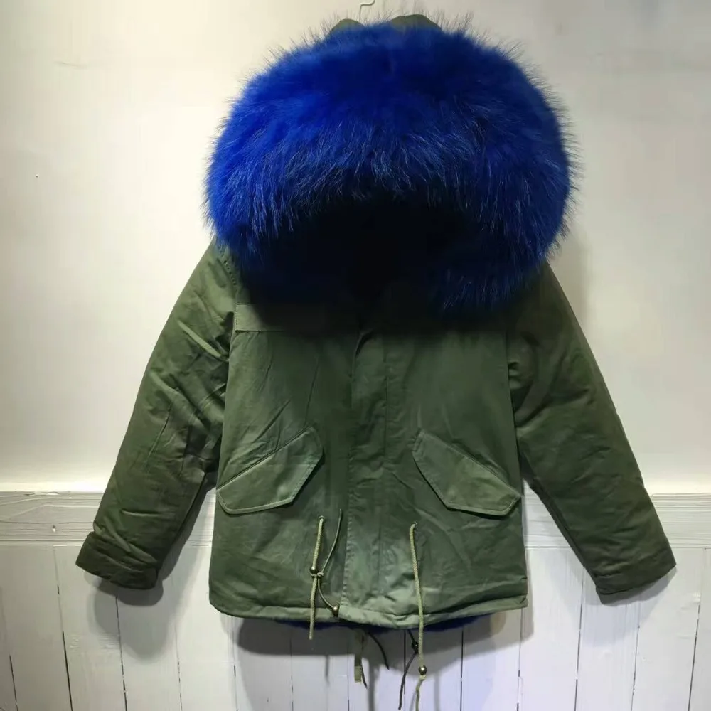 Military Fur Short Parka Fashion Winter Wear Bright Blue Rex Rabbit Fur Lined Real Fur Jacket Wear In Winter
Military Fur Short Parka Fashion Winter Wear Bright Blue Rex Rabbit Fur Lined Real Fur Jacket Wear In Winter