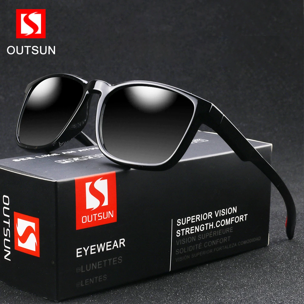 OUTSUN DESIGN Classic Polarized Sunglasses Men Women Driving Square Frame Retro Sun Glasses Male Goggle UV400 Gafas De Sol OS118
OUTSUN DESIGN Classic Polarized Sunglasses Men Women Driving Square Frame Retro Sun Glasses Male Goggle UV400 Gafas De Sol OS118