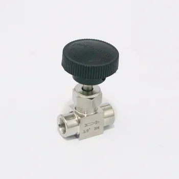 1/8" BSP female thread 304 stainless steel needle valve shutoff valve use in Water Gas Oil
1/8" BSP female thread 304 stainless steel needle valve shutoff valve use in Water Gas Oil
