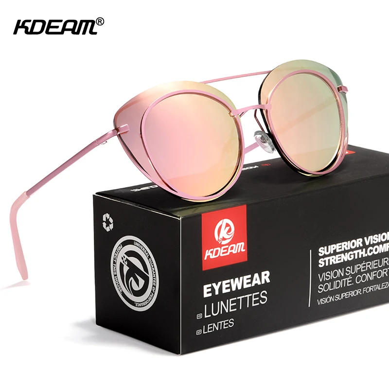 KDEAM New Fashion Cat Eye Sunglasses Women Oversized Crispening Designer Glasses UV400 KD2264
KDEAM New Fashion Cat Eye Sunglasses Women Oversized Crispening Designer Glasses UV400 KD2264