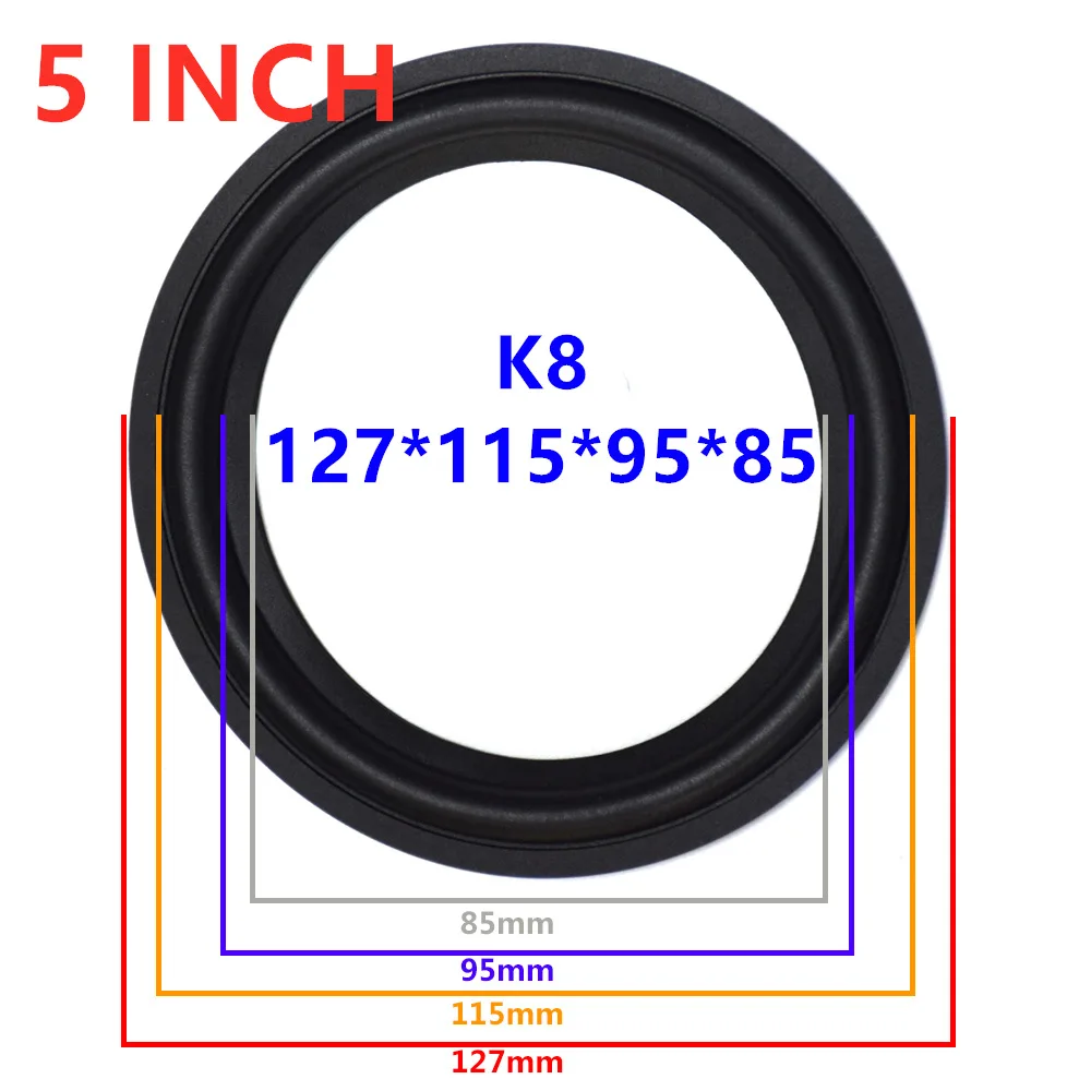5 INCH Louspeaker Rubber Edge Speaker Replacement Accessories Woofer Speaker Repair Parts Accessories Folding Ring Subwoofer
5 INCH Louspeaker Rubber Edge Speaker Replacement Accessories Woofer Speaker Repair Parts Accessories Folding Ring Subwoofer