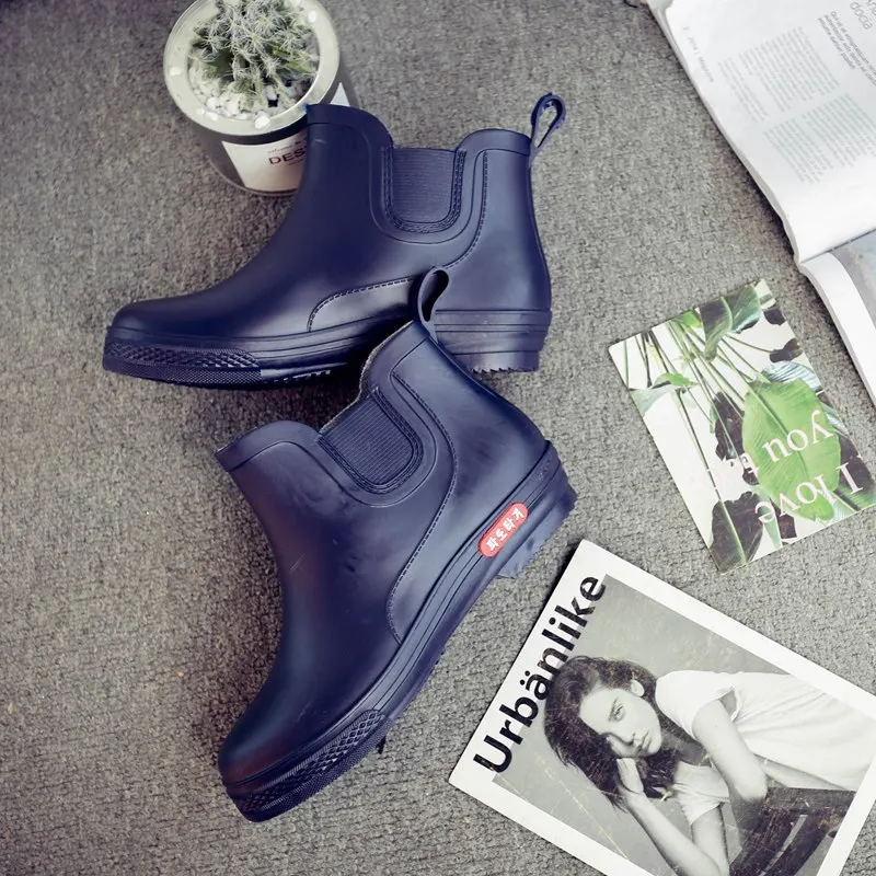 Women Fashion Casual Rainboots Slip-on Waterproof Water Shoes Wellies Ankle Rain Boots Woman
Women Fashion Casual Rainboots Slip-on Waterproof Water Shoes Wellies Ankle Rain Boots Woman