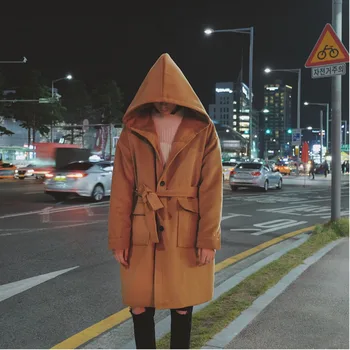 Autumn And Winter New Men's Fashion Youth Temperament Simple Casual Woolen Coat Solid Color Loose Long-sleeved Cotton Polyester
Autumn And Winter New Men's Fashion Youth Temperament Simple Casual Woolen Coat Solid Color Loose Long-sleeved Cotton Polyester