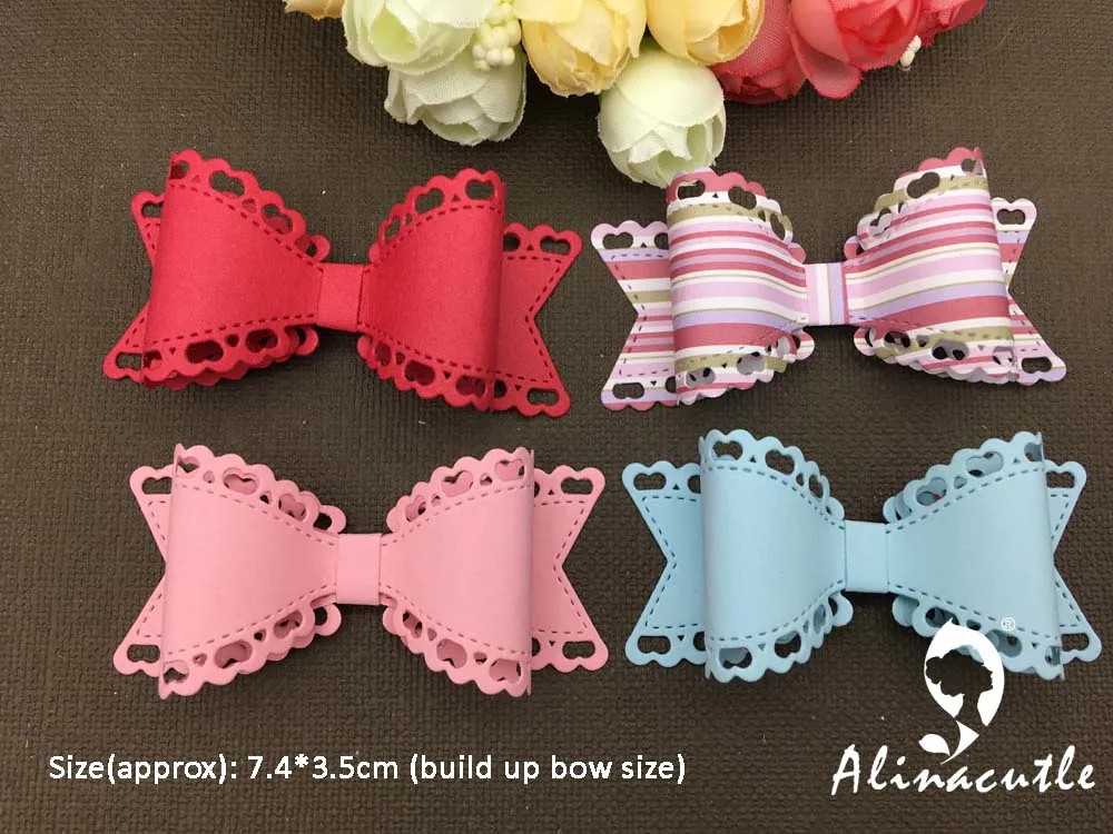 METAL CUTTING DIE cut bow alinacraft bowknot heart border Scrapbooking paper craft handmade card punch art knife cutter cut die
METAL CUTTING DIE cut bow alinacraft bowknot heart border Scrapbooking paper craft handmade card punch art knife cutter cut die