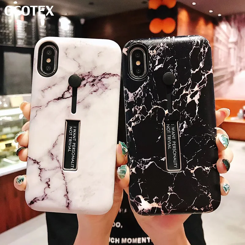 OCOTEX Marble Case For iPhone XS MAX XR X 8 7 Plus Fashion Stone Painted Stand Holder Silicone Hard Case For iPhone 6 6s 8 Plus
OCOTEX Marble Case For iPhone XS MAX XR X 8 7 Plus Fashion Stone Painted Stand Holder Silicone Hard Case For iPhone 6 6s 8 Plus