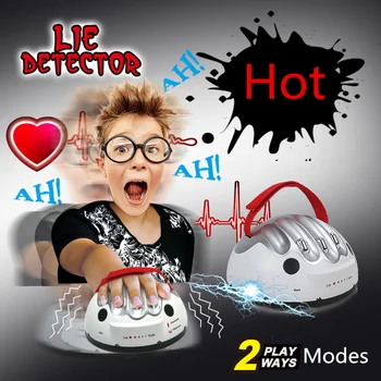 

2 modes Polygraph TOP Adjustable Adult Polygraph Test Electric Shock Lie Detector Shocking Liar truth or Dare Game consoles