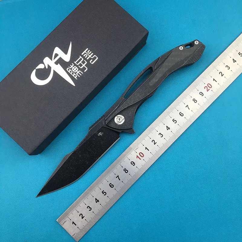CH CH3519 Flipper folding knife S35VN Blade ball bearings TC4 Titanium handle camping hunting pocket fruit Knives EDC tool
CH CH3519 Flipper folding knife S35VN Blade ball bearings TC4 Titanium handle camping hunting pocket fruit Knives EDC tool