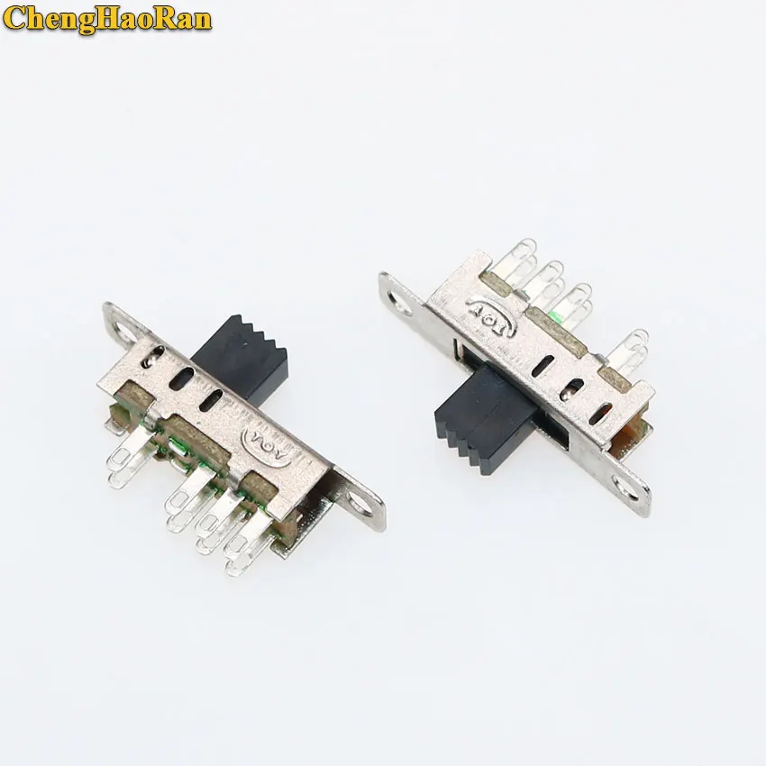 ChengHaoRan 2-10pcs SS23E04 Double Toggle Switch 8 Pins 3 files 2P3T DP3T Handle high 5mm small slide switch
ChengHaoRan 2-10pcs SS23E04 Double Toggle Switch 8 Pins 3 files 2P3T DP3T Handle high 5mm small slide switch