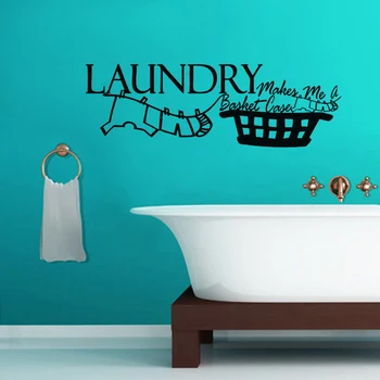 Creative Laundry Room Bathroom Bathtub Wall stickers Home Decor Toilet Decal DIY Removable Vinyl stickers JG2435
Creative Laundry Room Bathroom Bathtub Wall stickers Home Decor Toilet Decal DIY Removable Vinyl stickers JG2435
