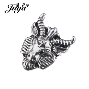 JUYA 10pcs/lot Fashion Zinc Alloy Charms Personality Goat Head Shape Pendant for Necklace Bracelet Making Supplies DIY Findings
JUYA 10pcs/lot Fashion Zinc Alloy Charms Personality Goat Head Shape Pendant for Necklace Bracelet Making Supplies DIY Findings