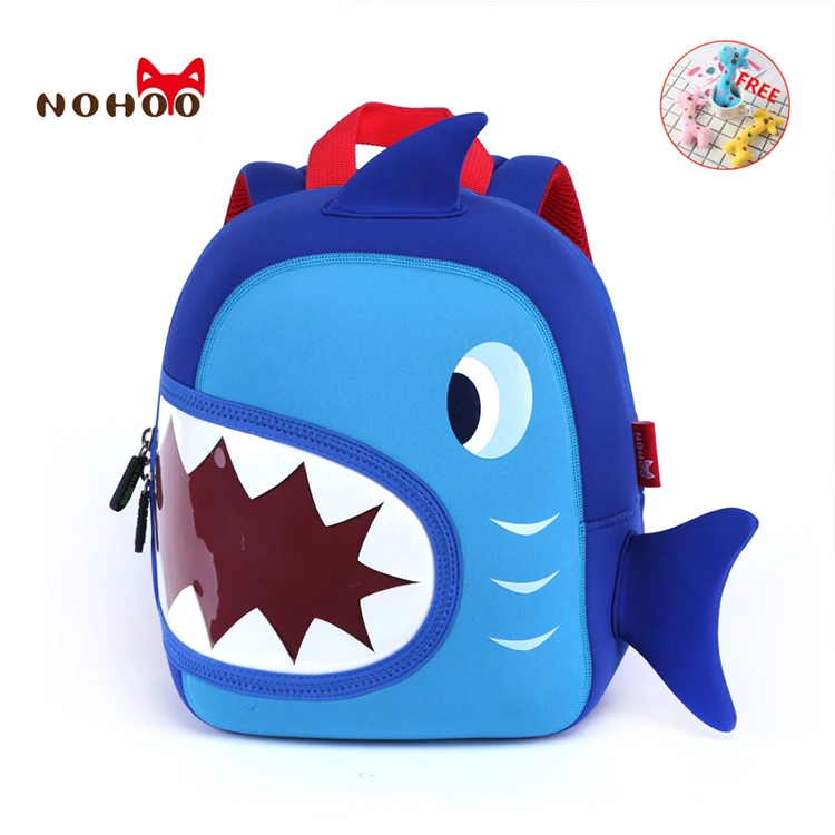 school bags NOHOO kids Bag for 3-6 year old boys 3D Cartoon shark Backpacks waterproof kindergarten schoolbag mochila escolar
school bags NOHOO kids Bag for 3-6 year old boys 3D Cartoon shark Backpacks waterproof kindergarten schoolbag mochila escolar