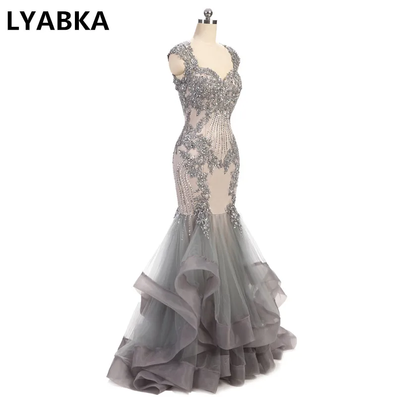 High Quality Sweetheart Mermaid Evening Dress Mermaid Dress Long Elegant Prom Dresses Robe De Soiree Gray Tulle Prom Dress 2019
High Quality Sweetheart Mermaid Evening Dress Mermaid Dress Long Elegant Prom Dresses Robe De Soiree Gray Tulle Prom Dress 2019