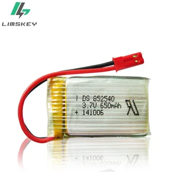20pcs/lot Super quality 3.7V 650mAh Feiyu FY550 Huajun HJ818 HJ819 1315 quadrocopter 3.7V 650mAh lithium battery 852540 JST
20pcs/lot Super quality 3.7V 650mAh Feiyu FY550 Huajun HJ818 HJ819 1315 quadrocopter 3.7V 650mAh lithium battery 852540 JST