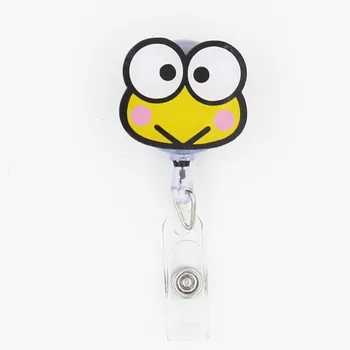 Newest 1pcs Cartoon Frog Retractable Stretchable Badge Reel ID Name Card Badge Holder Tag For Nurse Office School
Newest 1pcs Cartoon Frog Retractable Stretchable Badge Reel ID Name Card Badge Holder Tag For Nurse Office School