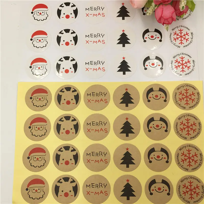 2000Pcs/Lot Christmas Series Santa Claus Self-adhesive Paper Sealing Stickers For Window Grille Festival Decoration DIY Stickers
2000Pcs/Lot Christmas Series Santa Claus Self-adhesive Paper Sealing Stickers For Window Grille Festival Decoration DIY Stickers