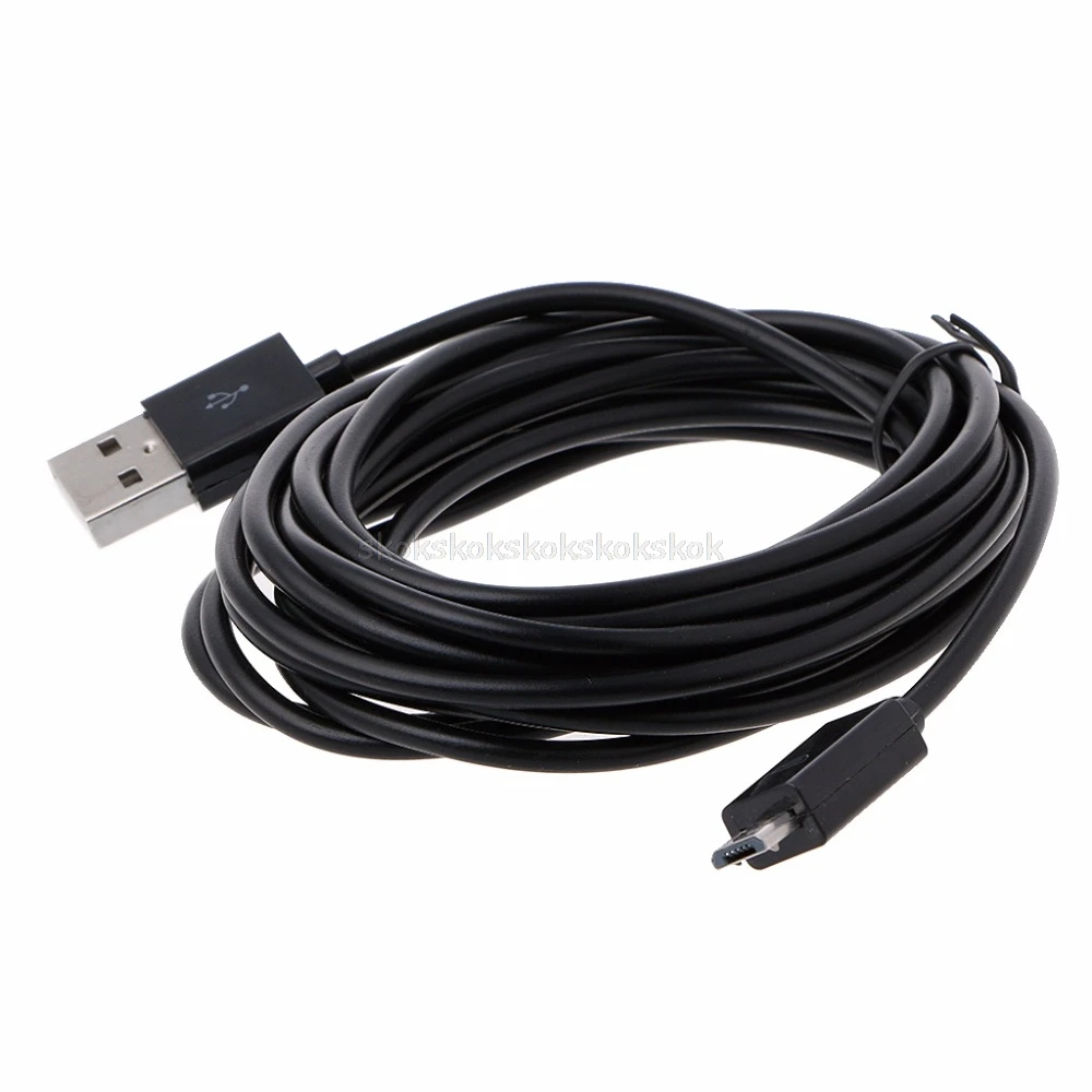 1 PC Long Micro USB Charge Charging 3 Meter Power Cable For PS4 Xbox One Controllers Black/White O19 dropship
1 PC Long Micro USB Charge Charging 3 Meter Power Cable For PS4 Xbox One Controllers Black/White O19 dropship