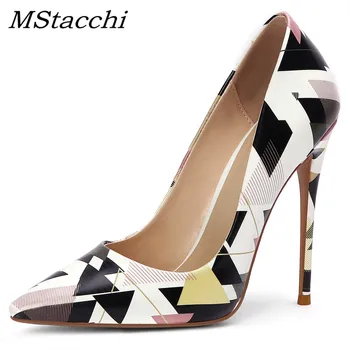 MStacchi 2019 Brand Shoes Woman Large Size 34-45 Super Thin High Heels White Printing Pointed Toe Wedding Shoes Women Footwear
MStacchi 2019 Brand Shoes Woman Large Size 34-45 Super Thin High Heels White Printing Pointed Toe Wedding Shoes Women Footwear