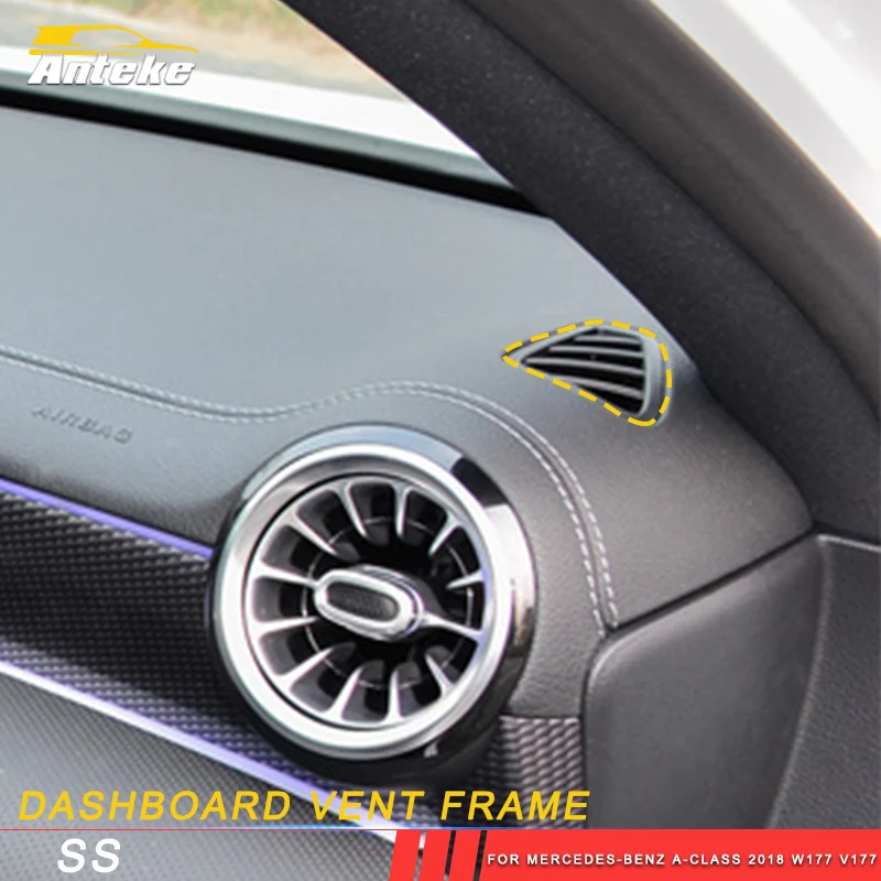 ANTEKE Auto Car dashboard vent frame trim Sticker cover Accessories For Mercedes-Benz A-Class 2018 W177 V177
ANTEKE Auto Car dashboard vent frame trim Sticker cover Accessories For Mercedes-Benz A-Class 2018 W177 V177