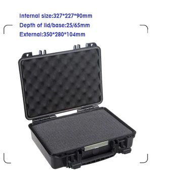 IP67 waterproof shockproof black compressive durable toolbox with full cubes foam inserts
IP67 waterproof shockproof black compressive durable toolbox with full cubes foam inserts