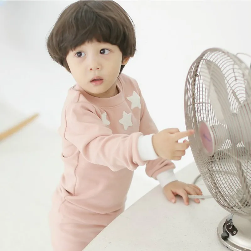 2 шт./компл. детские пижамы для малышей детское теплое нижнее белье детский
