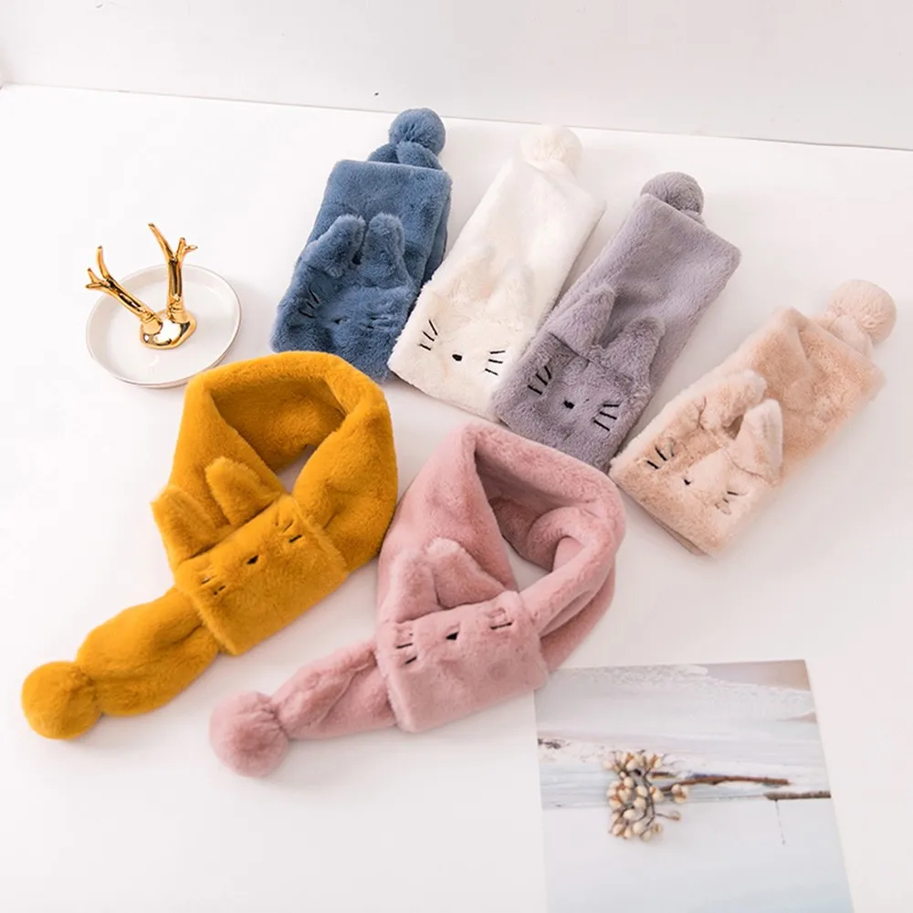 2019 New Brand Scarf For Children Kids Boys And Girls Velvet Cartoon Cat Keep Warm Wraps Scarf Scarves Baby Girls Winter Scarf
2019 New Brand Scarf For Children Kids Boys And Girls Velvet Cartoon Cat Keep Warm Wraps Scarf Scarves Baby Girls Winter Scarf