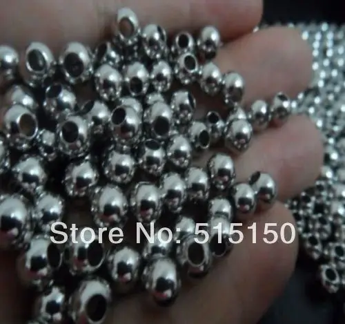 Wholesale High Shiny 100pcs 6mm jewelry finding / making in bulk silver Surgical Stainless Steel loose beads
Wholesale High Shiny 100pcs 6mm jewelry finding / making in bulk silver Surgical Stainless Steel loose beads
