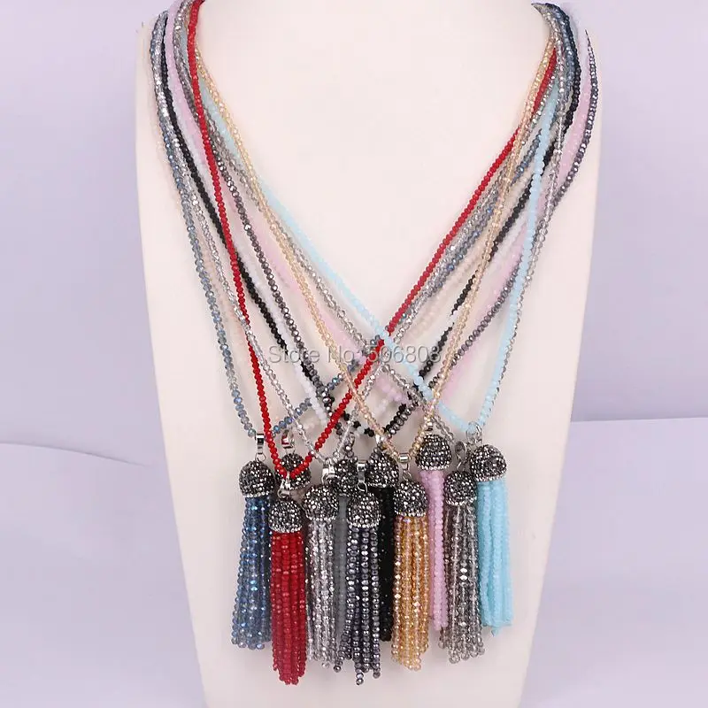 ZYZ139-N7004 6 Strands Bohemian Boho Crystal Glass Beads Necklace Long beaded Tassel Charms women necklace
ZYZ139-N7004 6 Strands Bohemian Boho Crystal Glass Beads Necklace Long beaded Tassel Charms women necklace