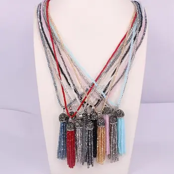 ZYZ139-N7004 6 Strands Bohemian Boho Crystal Glass Beads Necklace Long beaded Tassel Charms women necklace
ZYZ139-N7004 6 Strands Bohemian Boho Crystal Glass Beads Necklace Long beaded Tassel Charms women necklace