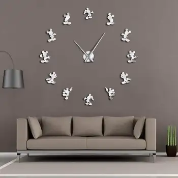 Cartoon Mouse DIY Giant Wall Clock Cartoon Kid Room Wall Decor DIY Hanging Wall Watch Mirror Effect Frameless Comics Wall Clock 
Cartoon Mouse DIY Giant Wall Clock Cartoon Kid Room Wall Decor DIY Hanging Wall Watch Mirror Effect Frameless Comics Wall Clock