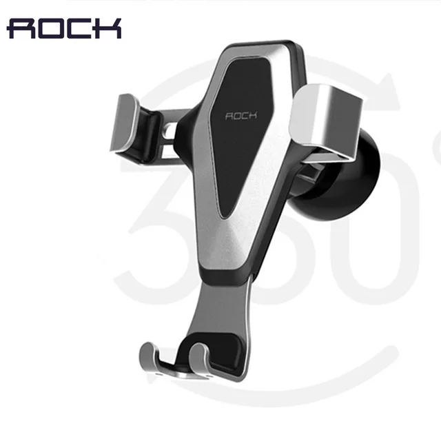 Rock Gravity Auto Lock Metal 360 Degree Rotation Air Vent Car Mount Phone Holder for Cell Phone
Rock Gravity Auto Lock Metal 360 Degree Rotation Air Vent Car Mount Phone Holder for Cell Phone