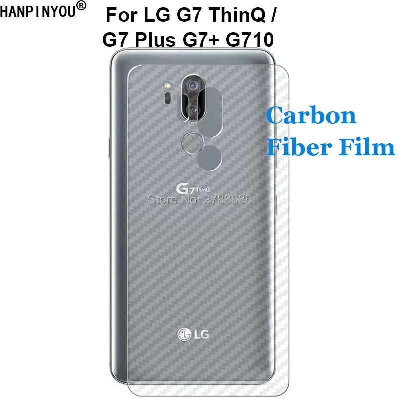 For LG G7 G7+ Plus ThinQ Fit One G710 6.1" 3D Anti-fingerprint Carbon Fiber Back Film Matte Screen Protector (Not Tempered Glass
For LG G7 G7+ Plus ThinQ Fit One G710 6.1" 3D Anti-fingerprint Carbon Fiber Back Film Matte Screen Protector (Not Tempered Glass