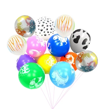 50pcs 12inch black dog printed latex balloon dinosaur birthday party decorations air globos animal Cow Zebra Baby Shower toys
50pcs 12inch black dog printed latex balloon dinosaur birthday party decorations air globos animal Cow Zebra Baby Shower toys